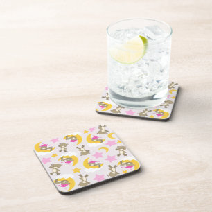 Dessous-de-verre Motif D'Ours, Nounours, Mignons Ours, Étoiles