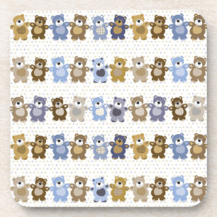 Dessous-de-verre motif d'un ours de nounours de jouet