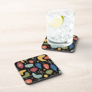 Dessous-de-verre Motif en forme d'étoile de style Mid Century Moder