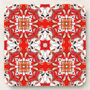 Dessous-de-verre Motif en mosaïque de céramique portugaise
