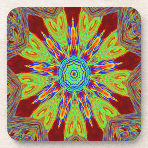 Dessous-de-verre Motif ethnique d'Asie africaine