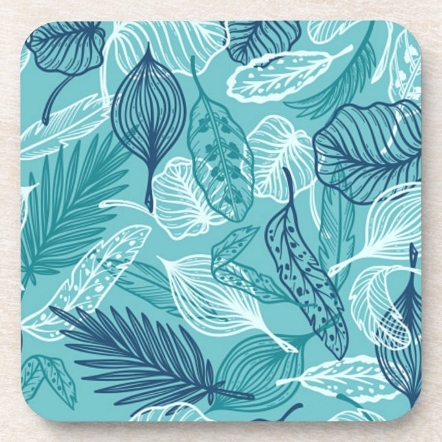 Dessous-de-verre motif feuille (Devant)