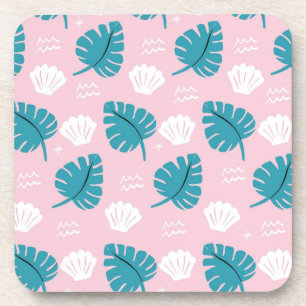 Dessous-de-verre motif feuille