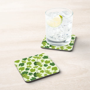 Dessous-de-verre Motif Feuille de raisins et de raisins