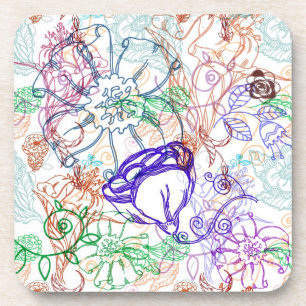 Dessous-de-verre Motif floral