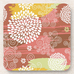 Dessous-de-verre Motif floral 2