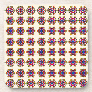 Dessous-de-verre Motif floral mandala sans couture