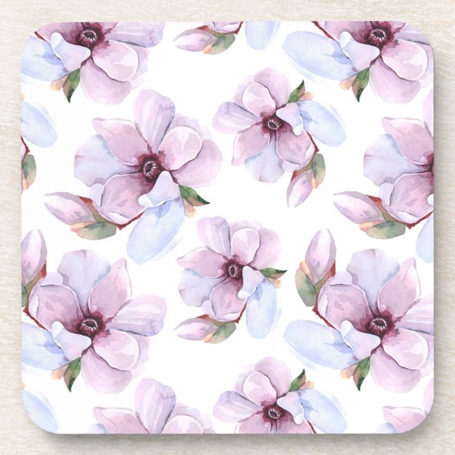 Dessous-de-verre Motif floral romantique (Devant)