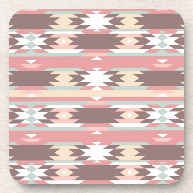 Dessous-de-verre Motif géométrique dans le style aztèque 2 (Devant)
