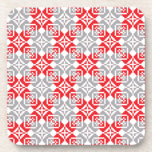 Dessous-de-verre Motif géométrique SUN du matin letton VI
