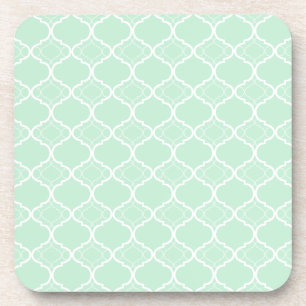 Dessous-de-verre Motif géométrique vert en bon état de Quatrefoi