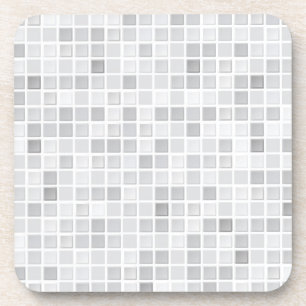 Dessous-de-verre Motif gris de tuiles