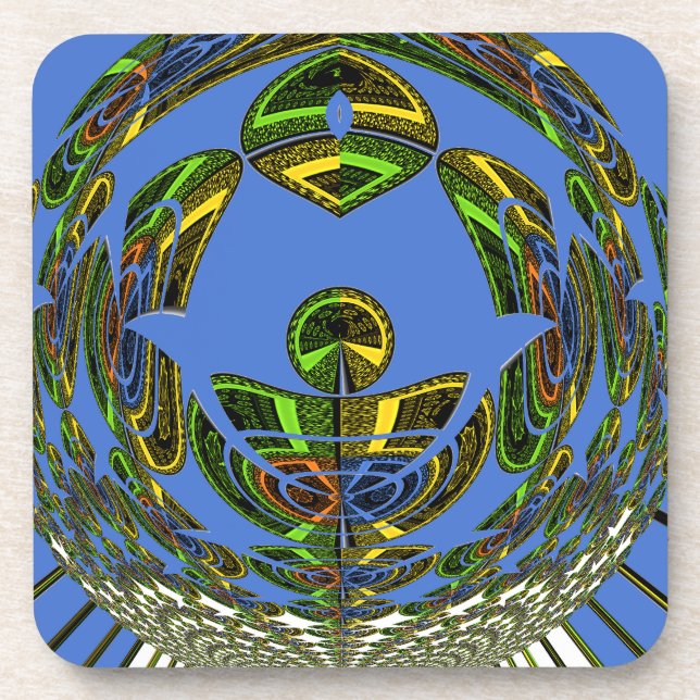 Dessous-de-verre Motif moderne vintage (Devant)