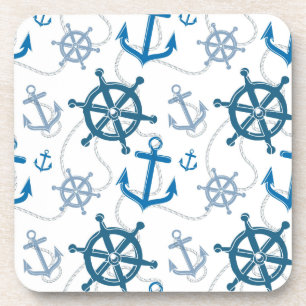 Dessous-de-verre motif nautique