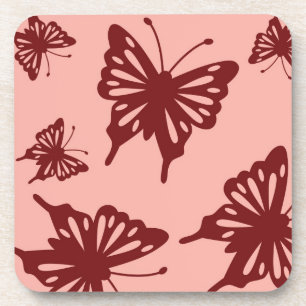 Dessous-de-verre motif papillon