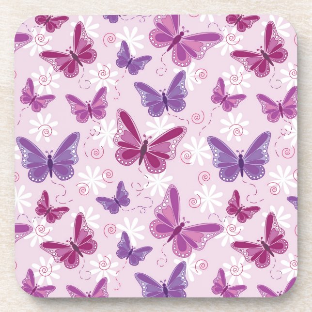 Dessous-de-verre motif papillon (Devant)