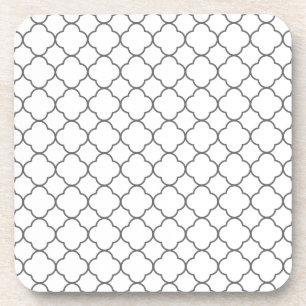 Dessous-de-verre Motif Quatrefoil classique