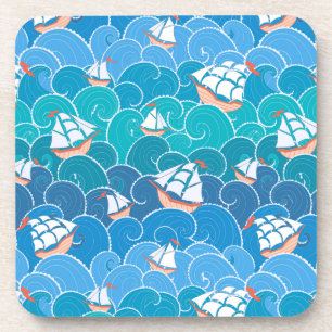 Dessous-de-verre Motif rocheux de mer