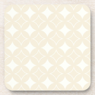 Dessous-de-verre Motif shippo beige