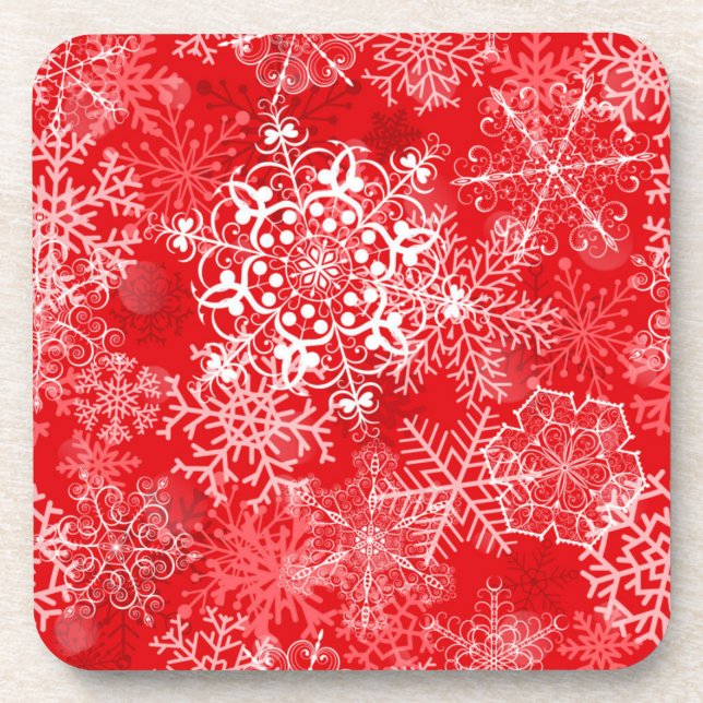 Dessous-de-verre Motif Snowflake (Devant)