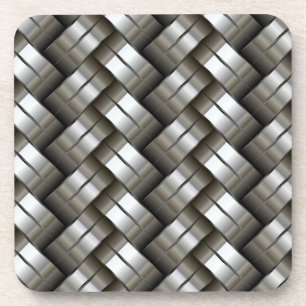 Dessous-de-verre Motif tissé en métal
