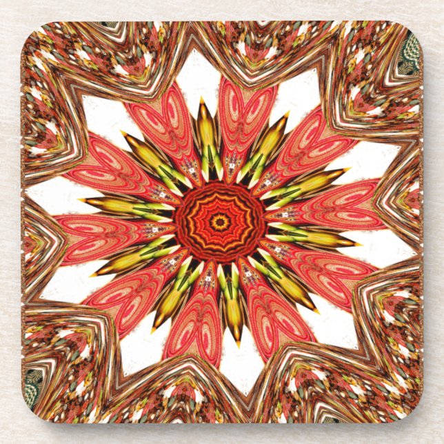 Dessous-de-verre Motif traditionnel d'Asie africaine (Devant)