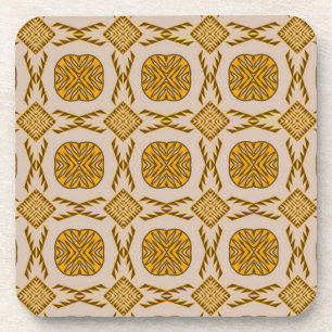 Dessous-de-verre Motif tribal géométrique ethnique
