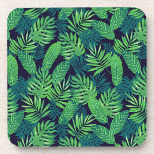 Dessous-de-verre Motif tropical de feuille