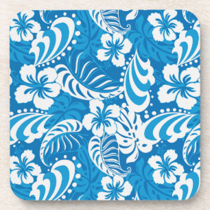 Dessous-de-verre Motif tropical de ketmie