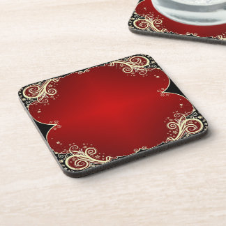 Dessous-de-verre Motifs de défilement de styles classiques