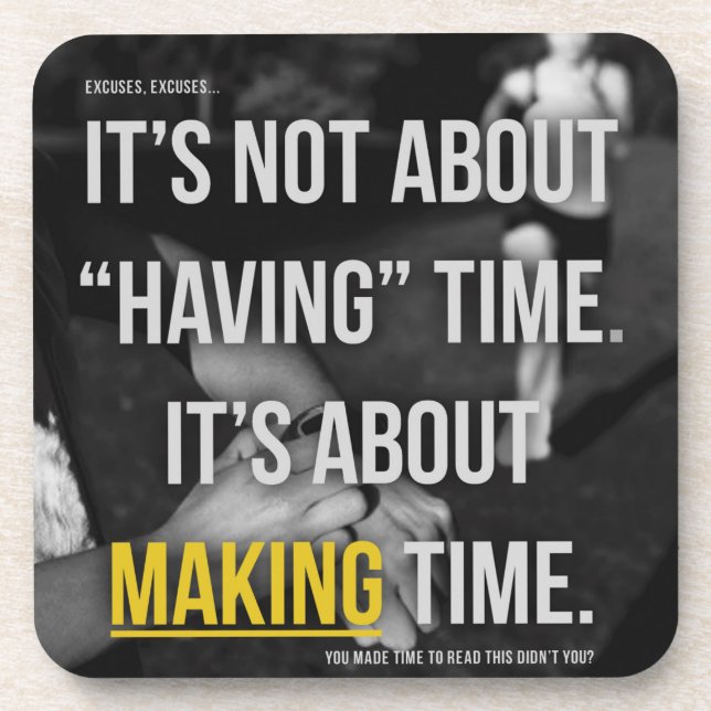 Dessous-de-verre Motivation de conditionnement physique et de muscu (Devant)