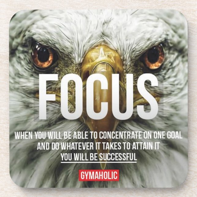 Dessous-de-verre Motivation de conditionnement physique et de muscu (Devant)