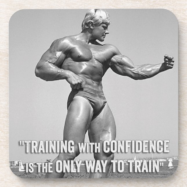 Dessous-de-verre Motivation de conditionnement physique et de muscu (Devant)