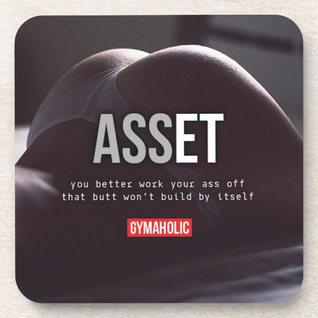 Dessous-de-verre Motivation de conditionnement physique et de muscu (Devant)