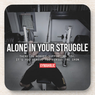 Dessous-de-verre Motivation de conditionnement physique et de muscu