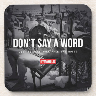 Dessous-de-verre Motivation de conditionnement physique et de muscu