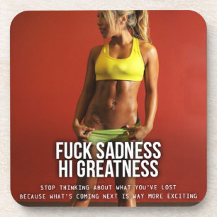 Dessous-de-verre Motivation de conditionnement physique et de muscu