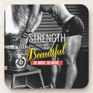 Dessous-de-verre Motivation de forme physique et de culturisme