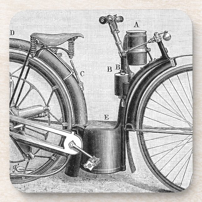 Dessous-de-verre Moto de millet, 1895 (Devant)