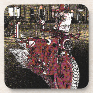 Dessous-de-verre Moto Indian