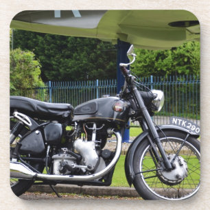 Dessous-de-verre Motocyclette et Spitfire