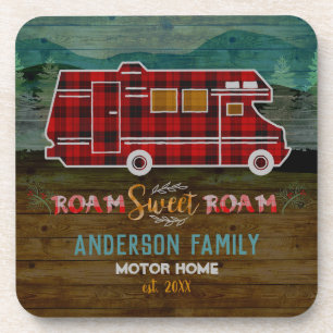 Dessous-de-verre Motorhome rv Camper Travel Van Rustic Personalized