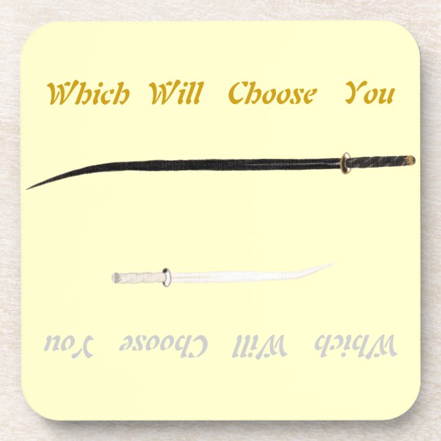 Dessous-de-verre Mots de légende : Qui vous choisira? (Devant)