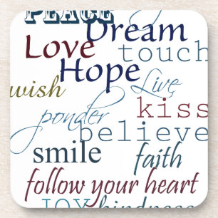 Dessous-de-verre Mots de l'inspiration