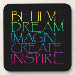 Dessous-de-verre Mots Inspirants