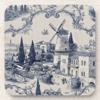 Dessous-de-verre Moulin à vent de Jérusalem