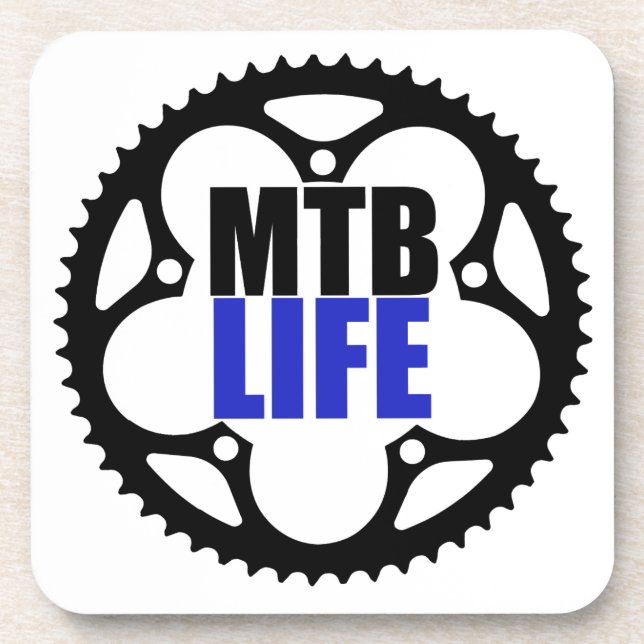 Dessous-de-verre Mountain Bike Life (Devant)