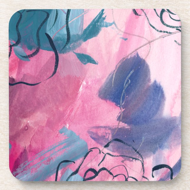 Dessous-de-verre Musique intérieure - Croquis floral (Devant)