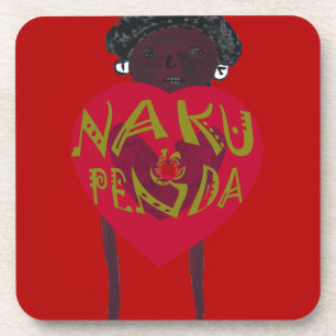 Dessous-de-verre Nakupenda Sana Art Print Swahili Design