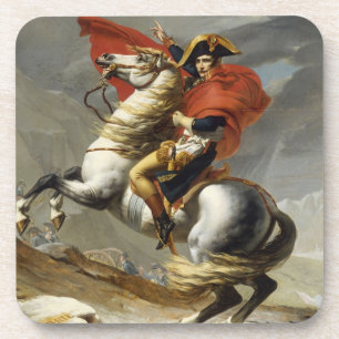 Dessous-de-verre Napoléon croisant le passage grand de St Bernard